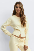 Knitted loungewear cardigan