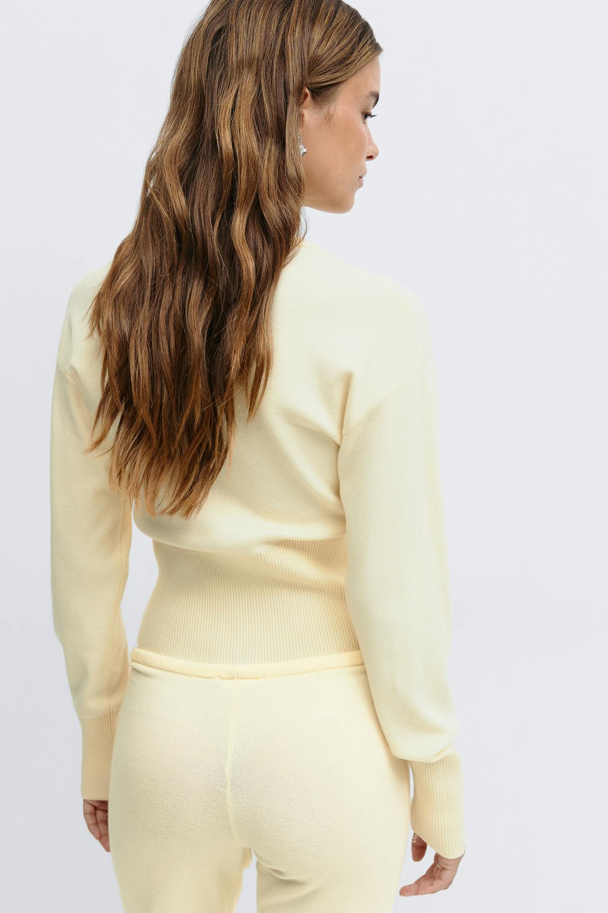 Knitted loungewear cardigan