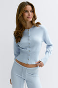Knitted loungewear cardigan
