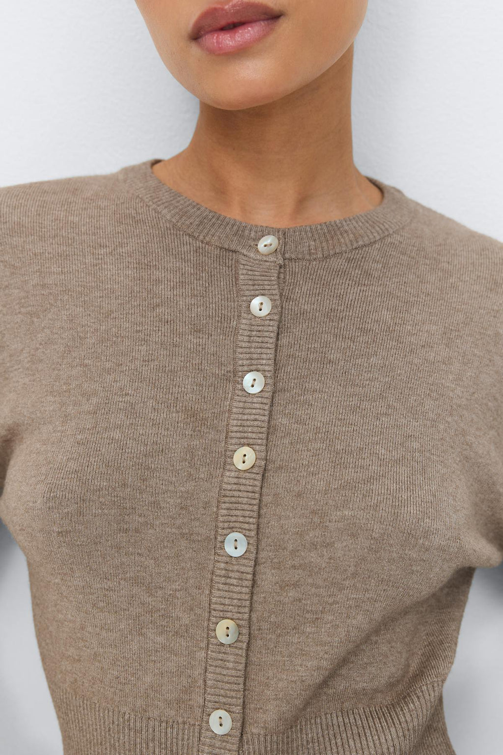 Knitted loungewear cardigan