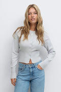 Knitted loungewear cardigan
