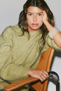 Crew neck knitted sweater