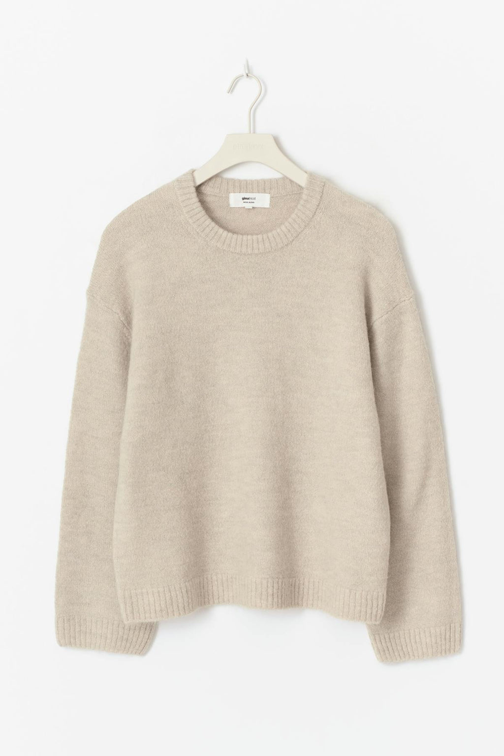 Crew neck knitted sweater