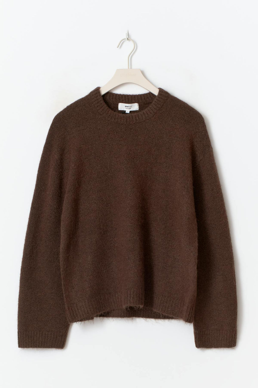 Crew neck knitted sweater
