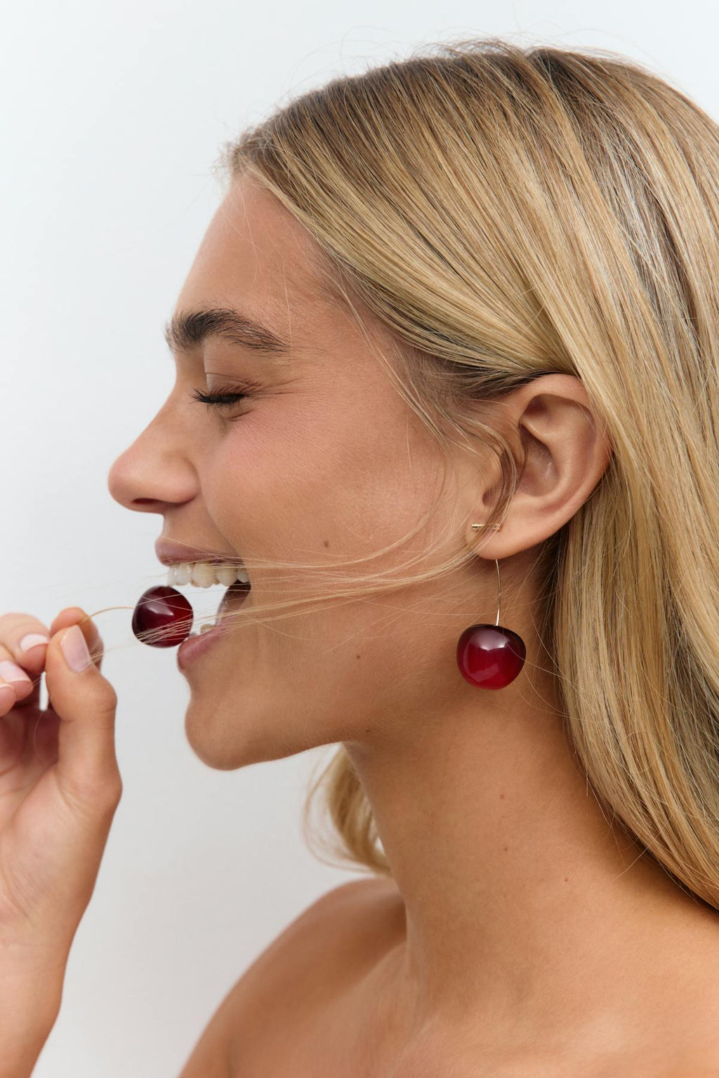 Cherry earrings