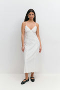 Broderie anglaise midi dress