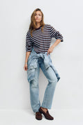 Scandi low straight jeans