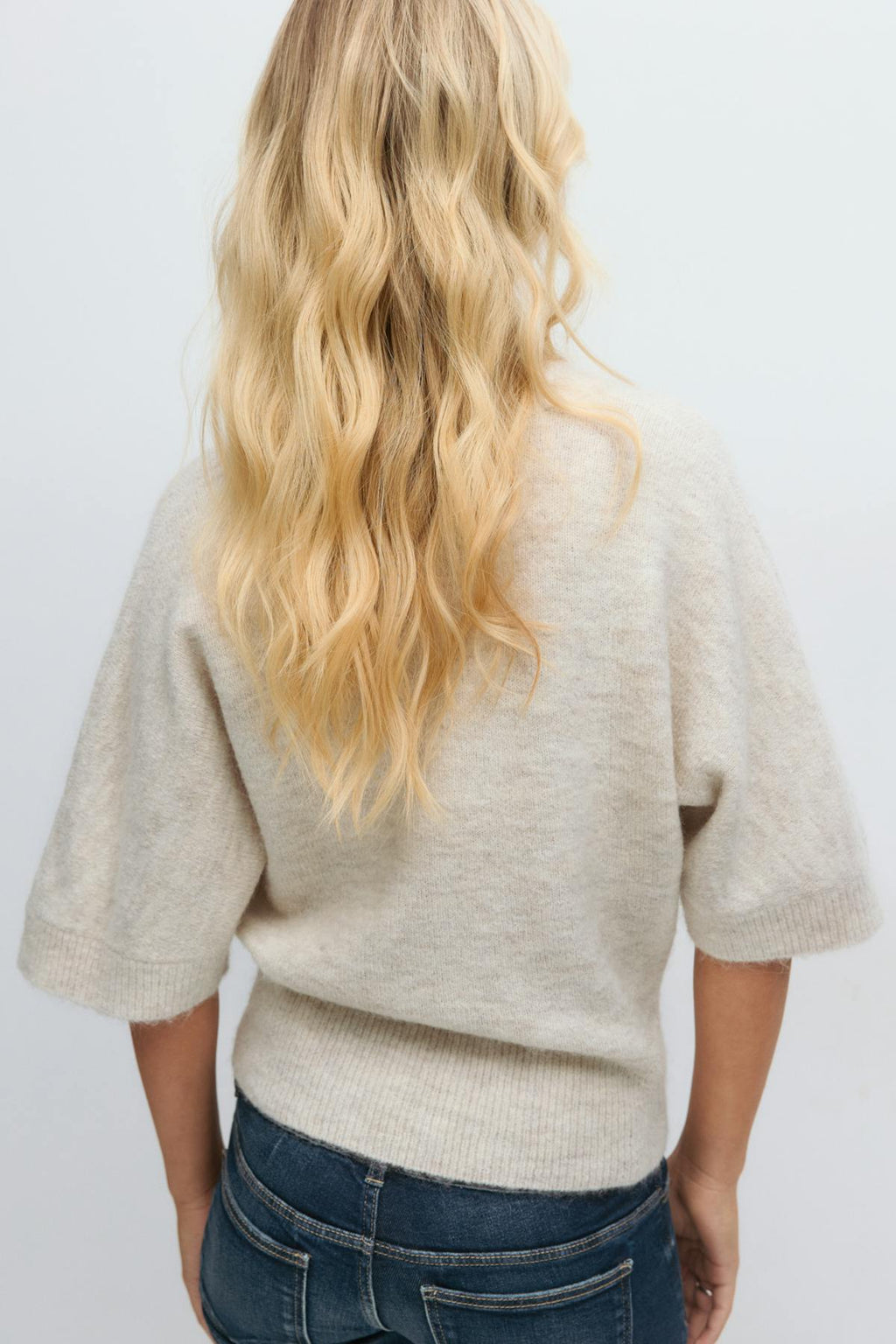 14+ knitted short sleeve top