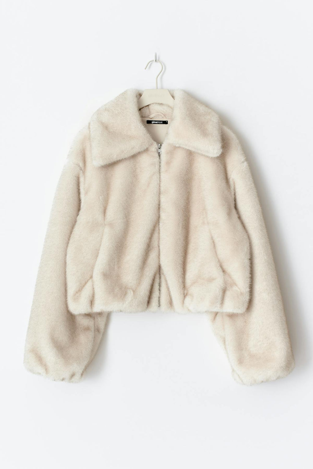 Faux fur collar jacket