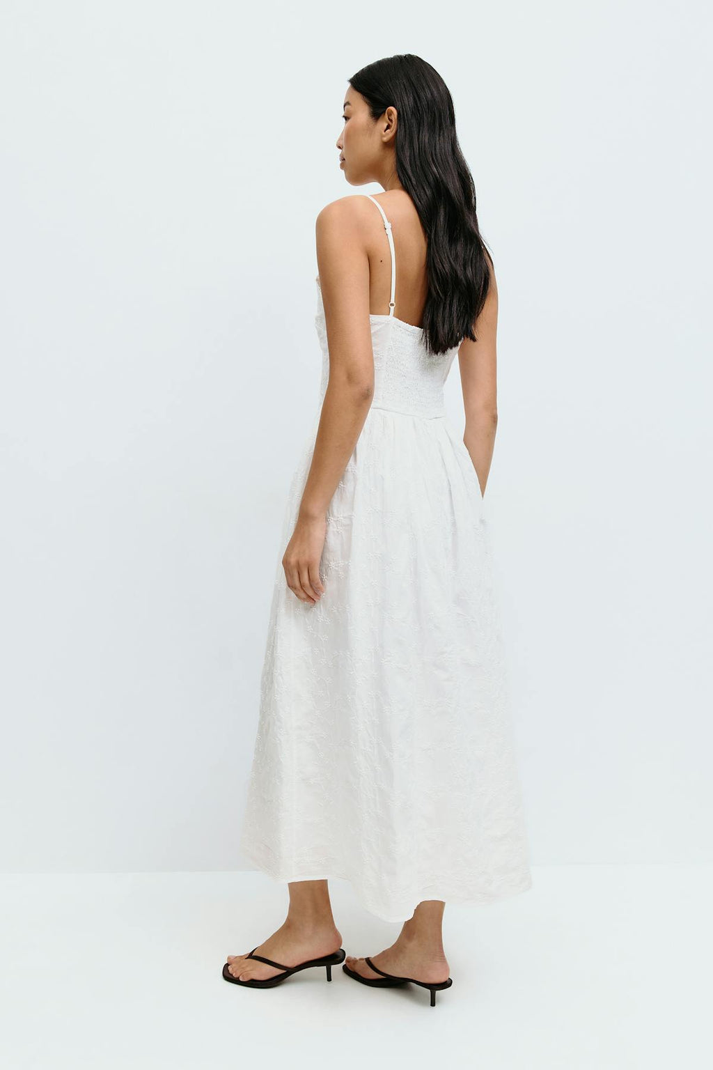Anglaise midi dress