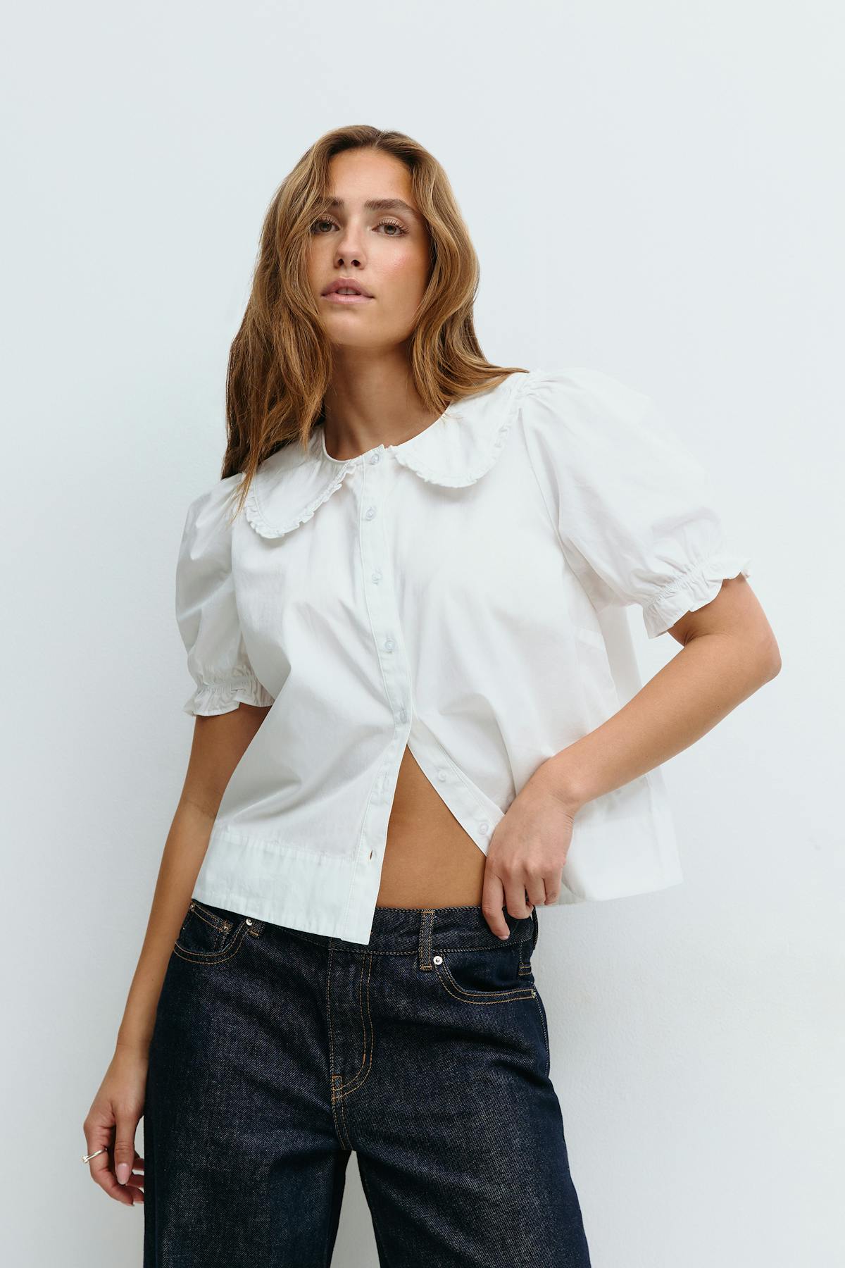 Cute collar blouse