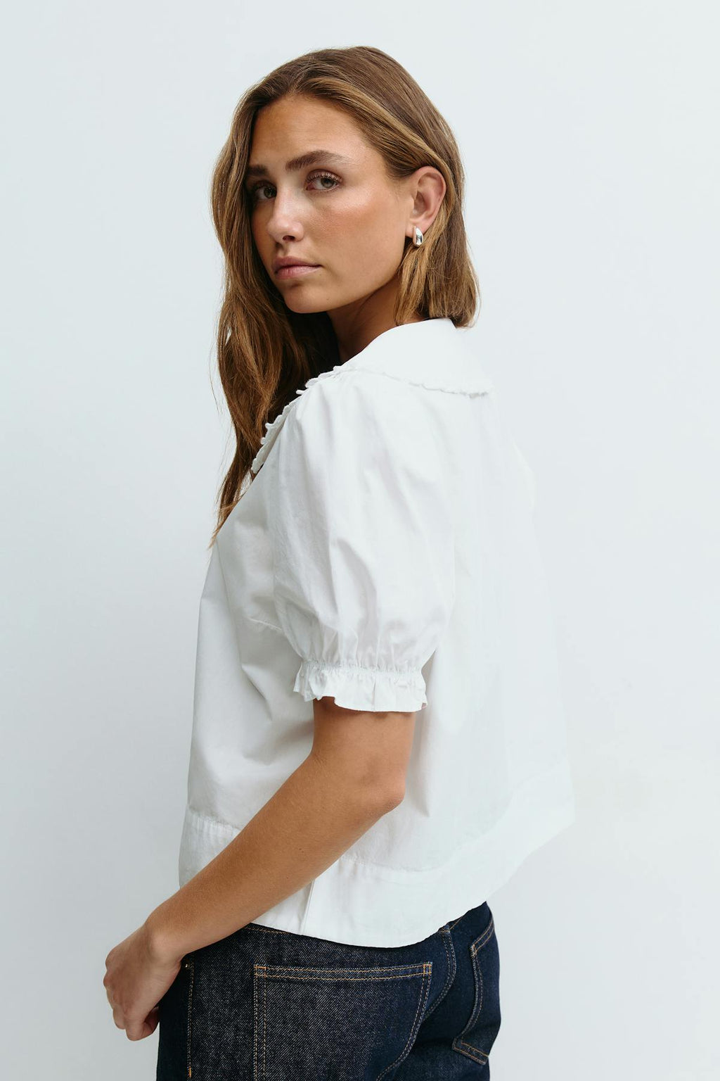 Cute collar blouse
