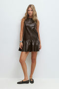 Mini pu dress