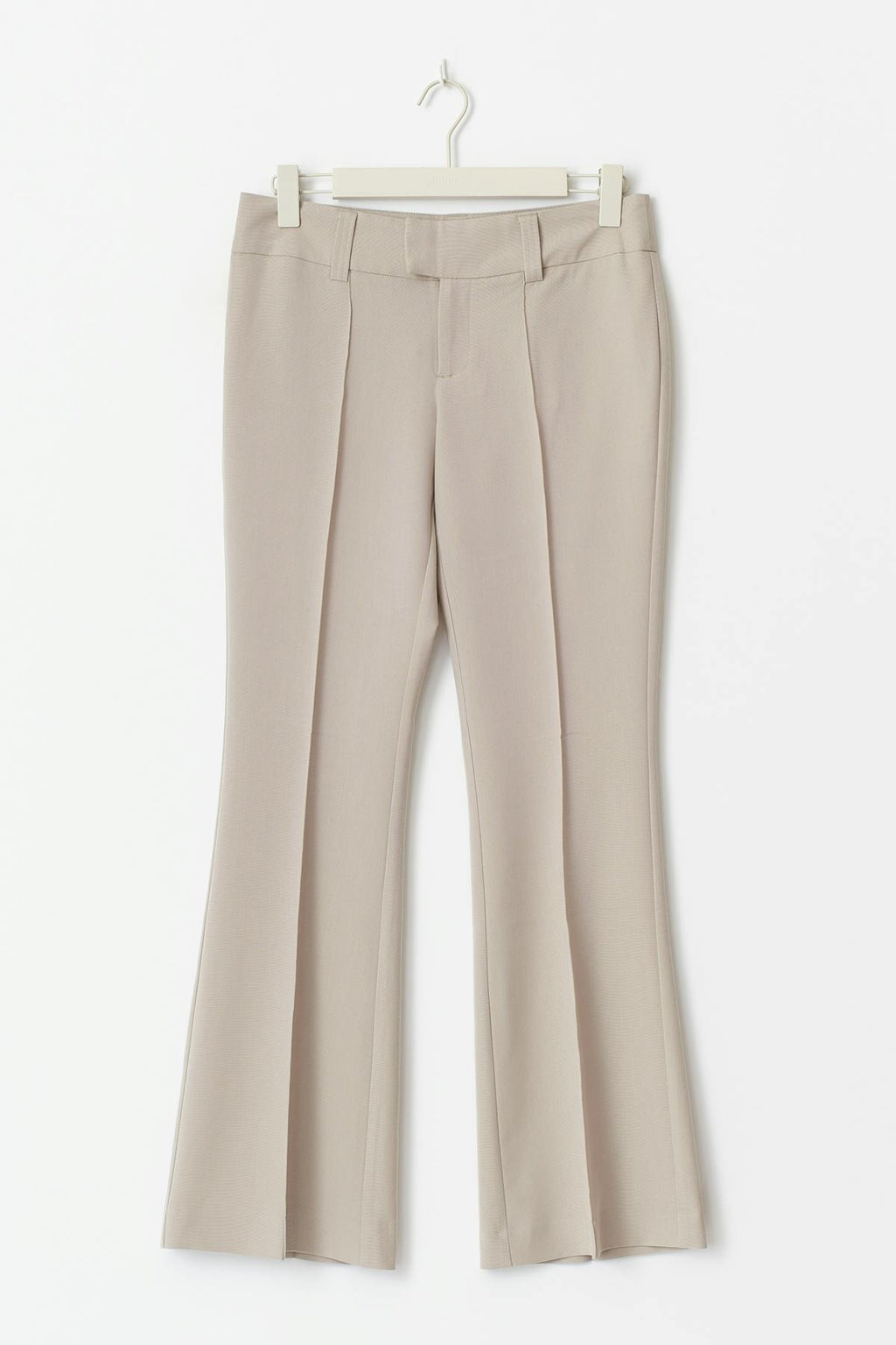 Low waist bootcut trousers