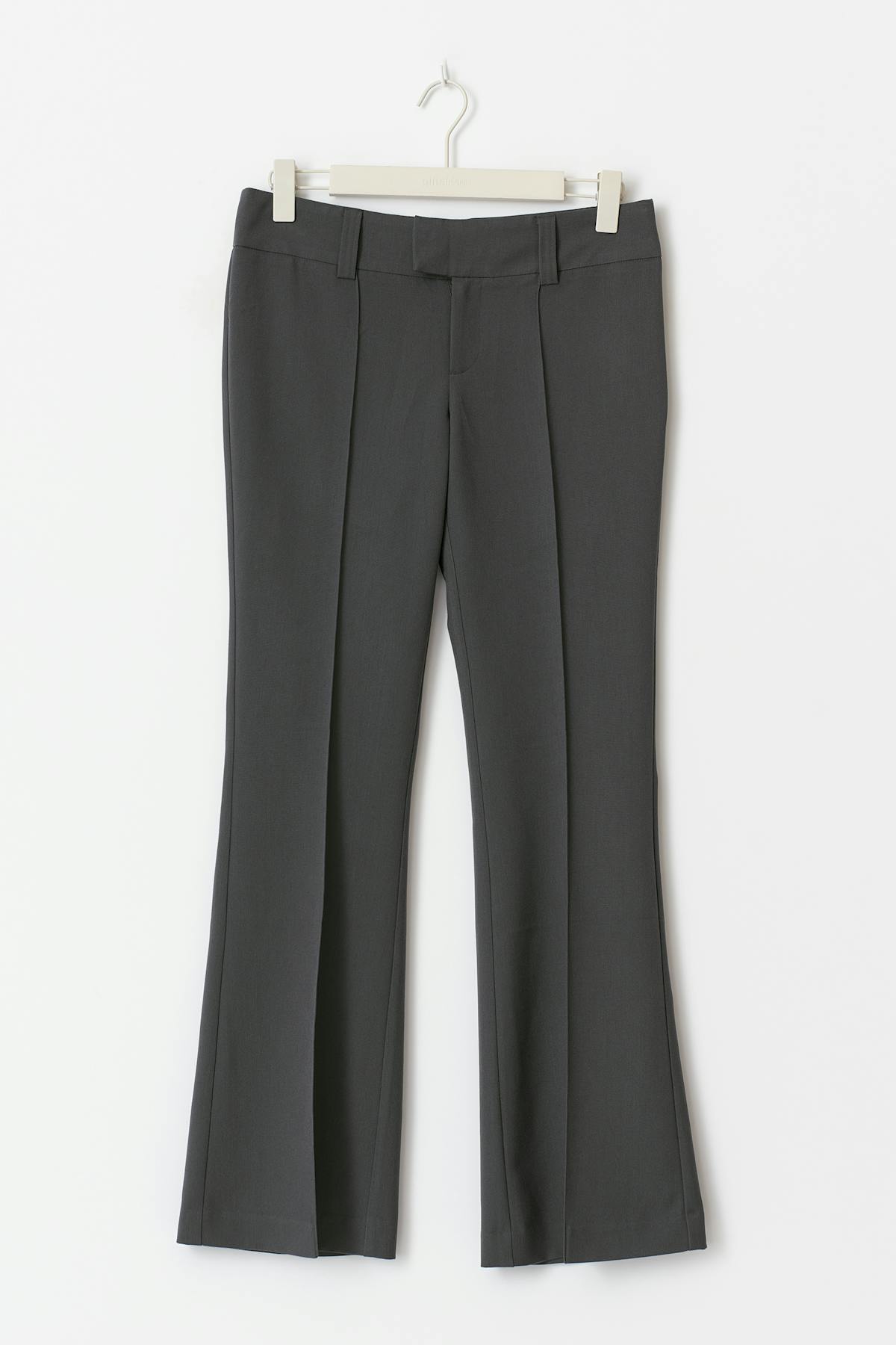 Low waist bootcut trousers