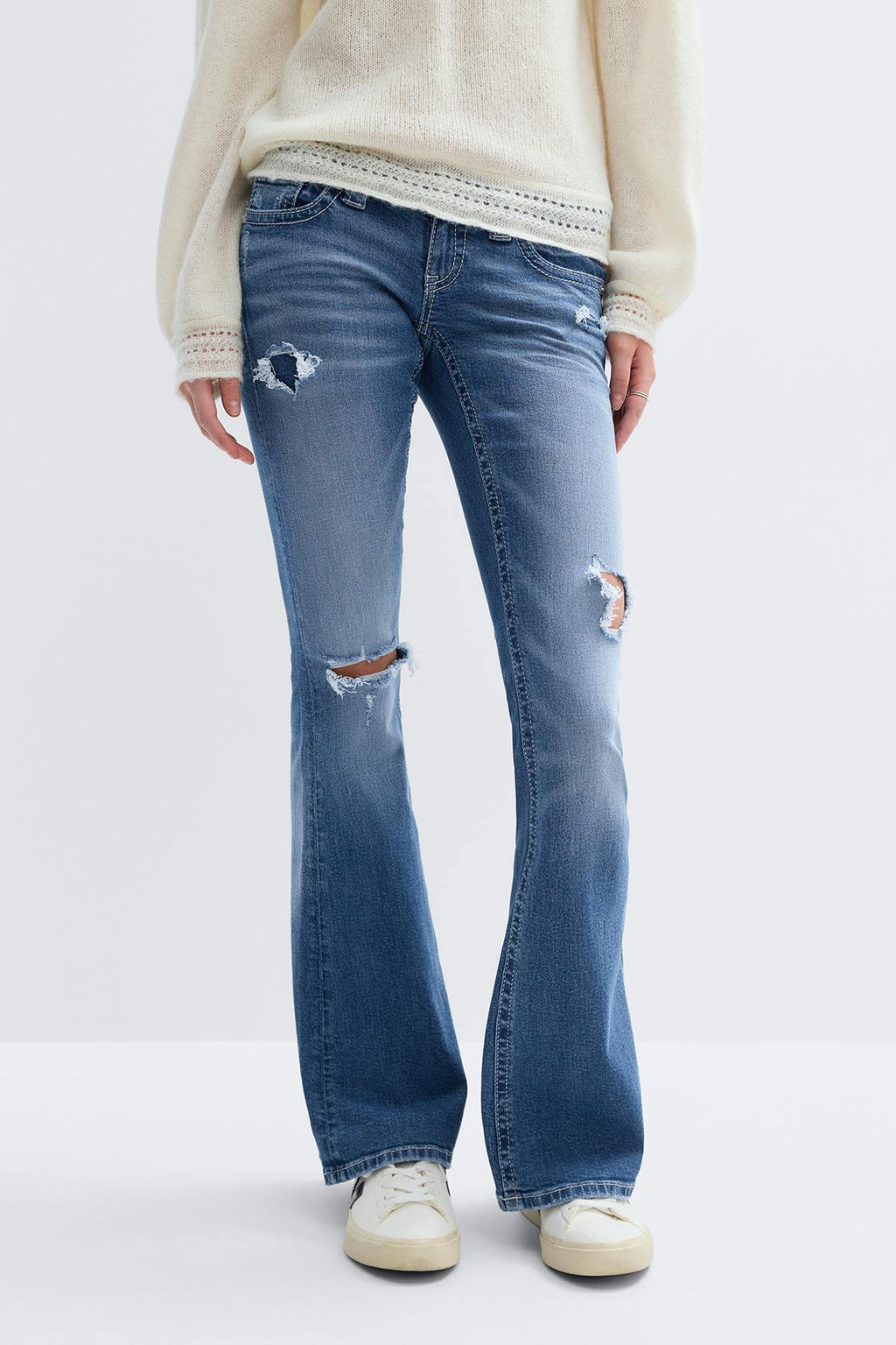 14+ low rise flare jeans
