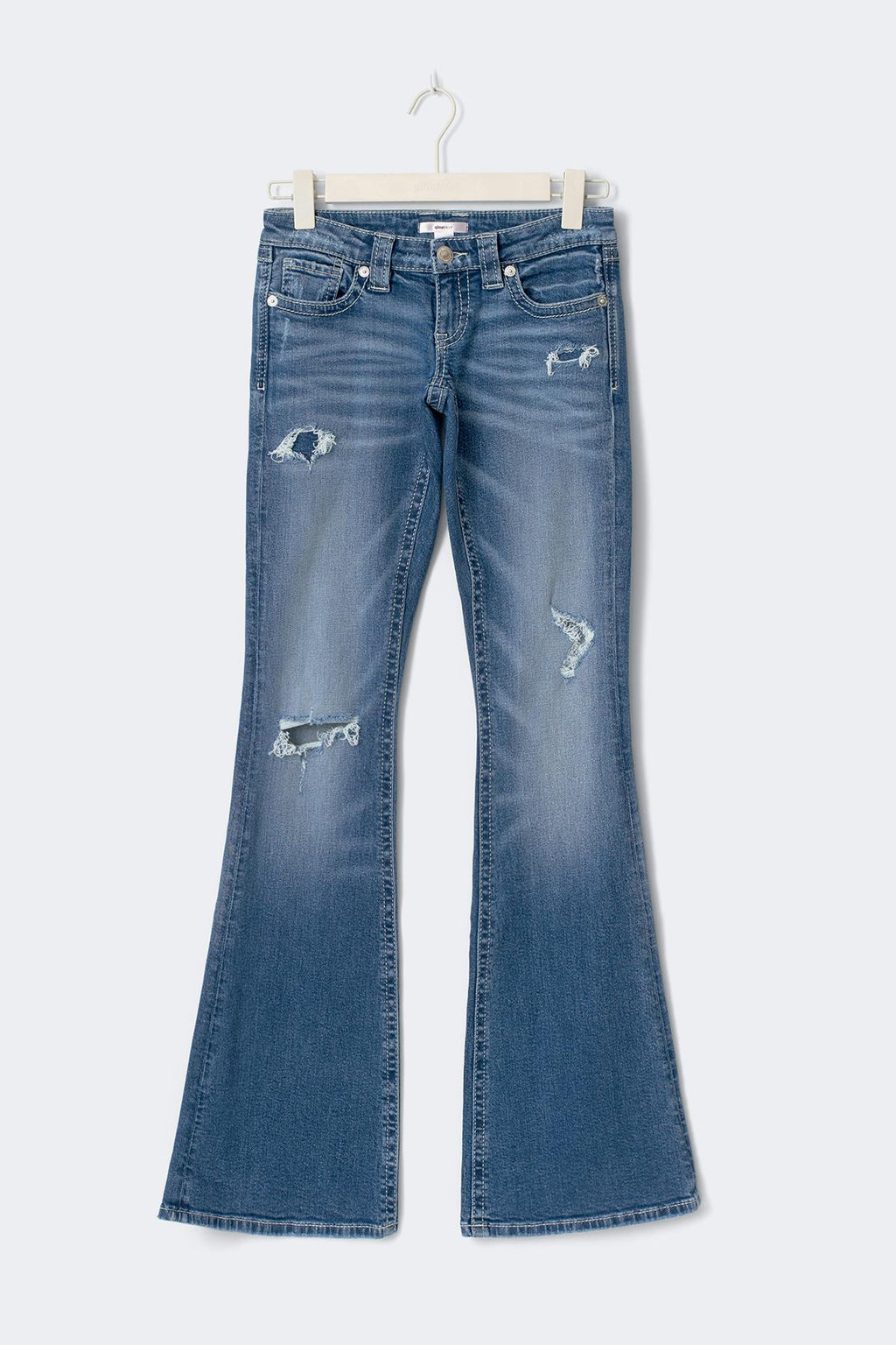 14+ low rise flare jeans