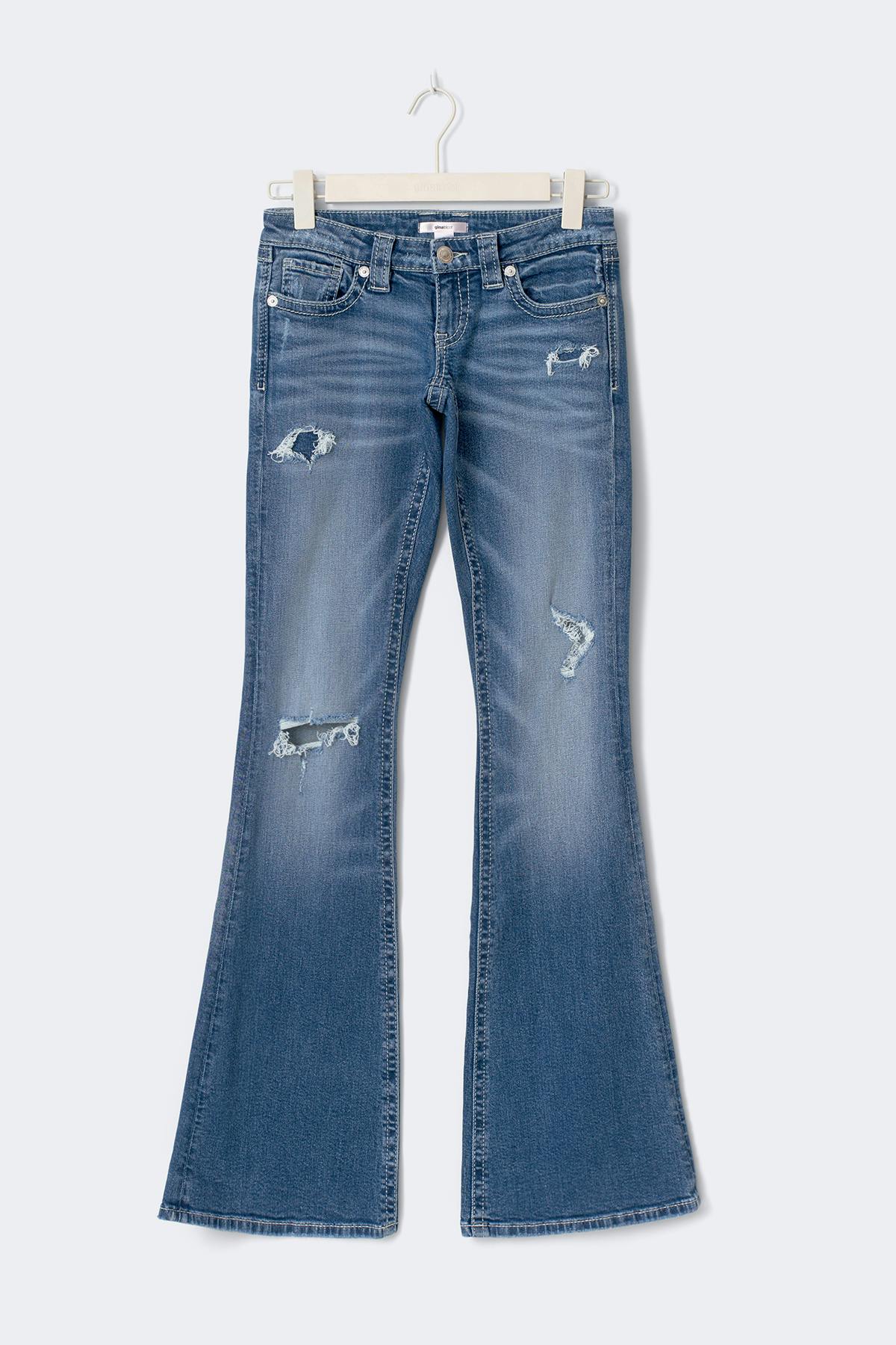14+ low rise flare jeans