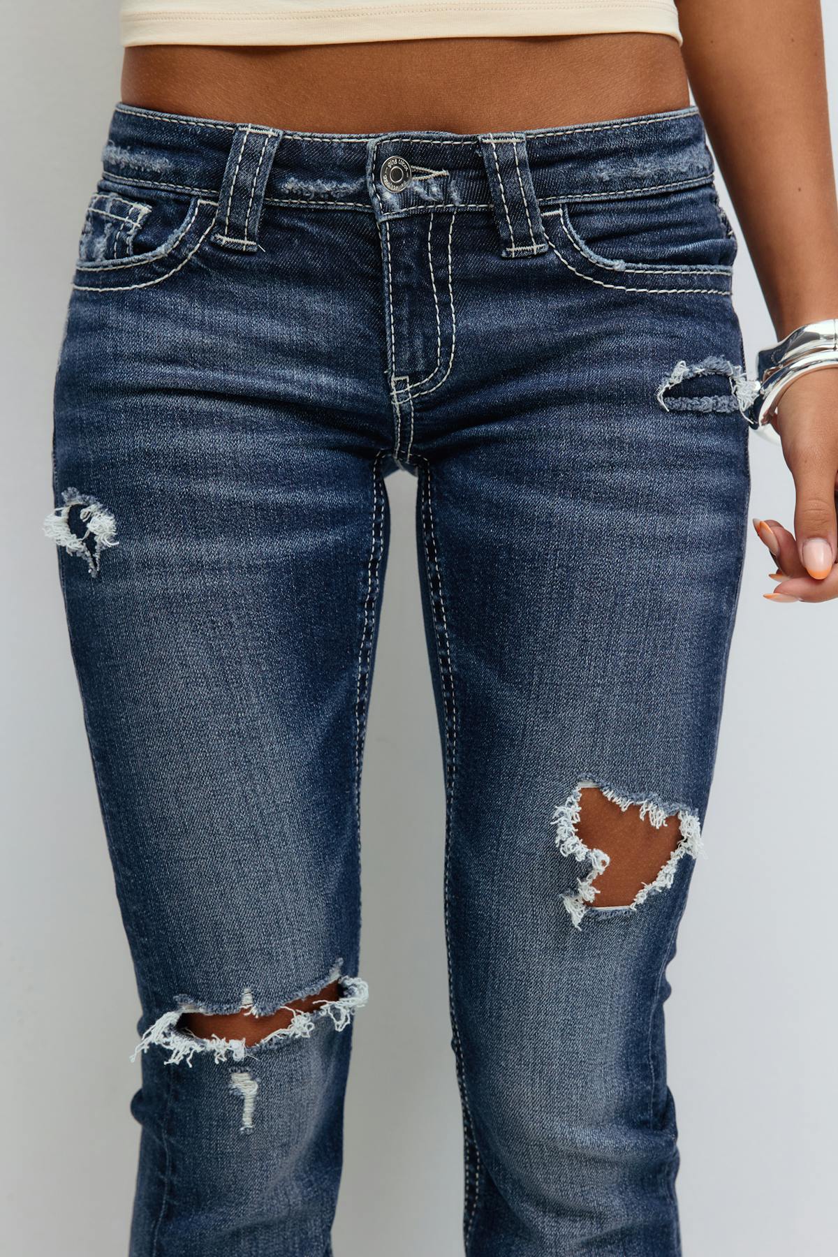 14+ low rise flare jeans