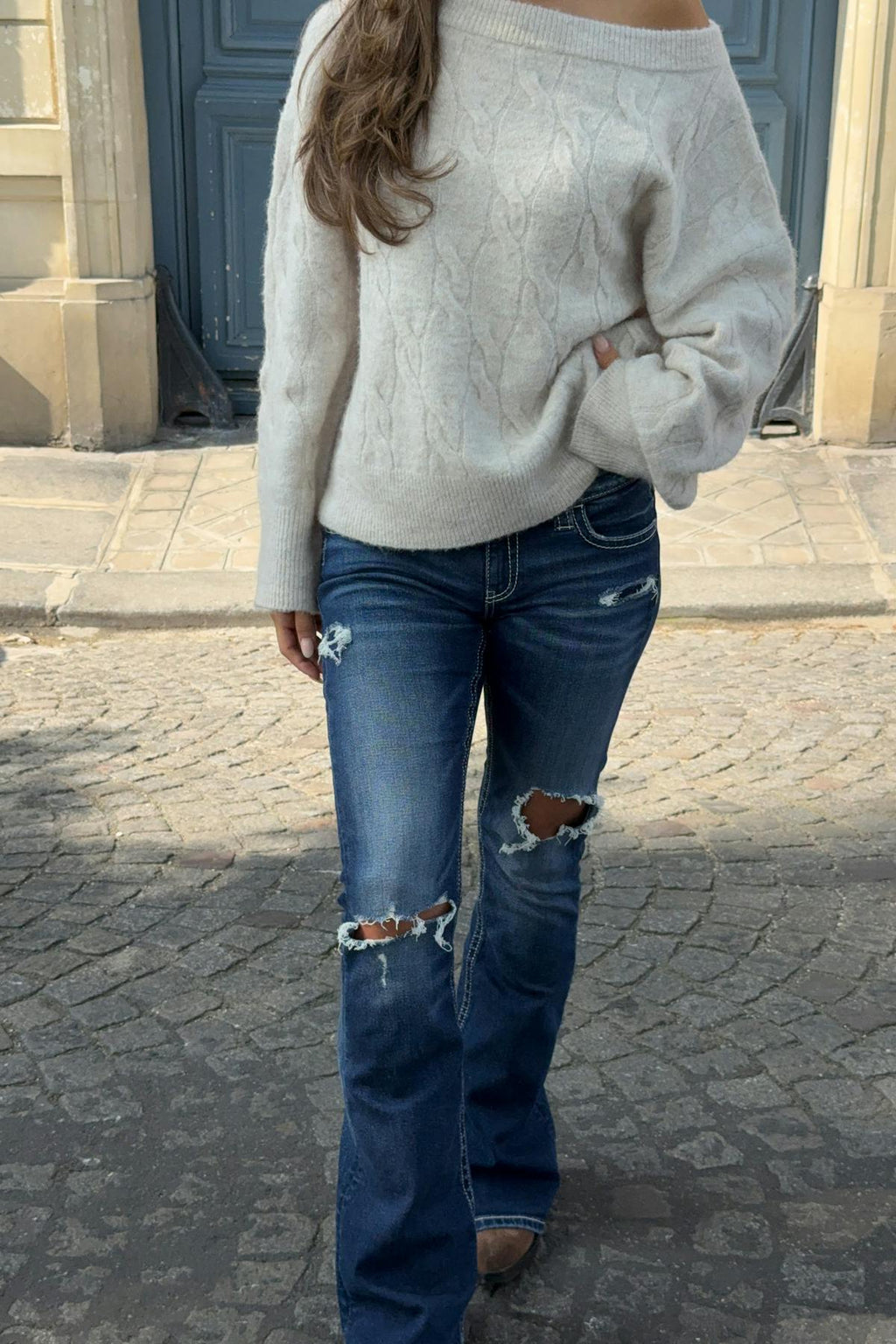 14+ low rise flare jeans
