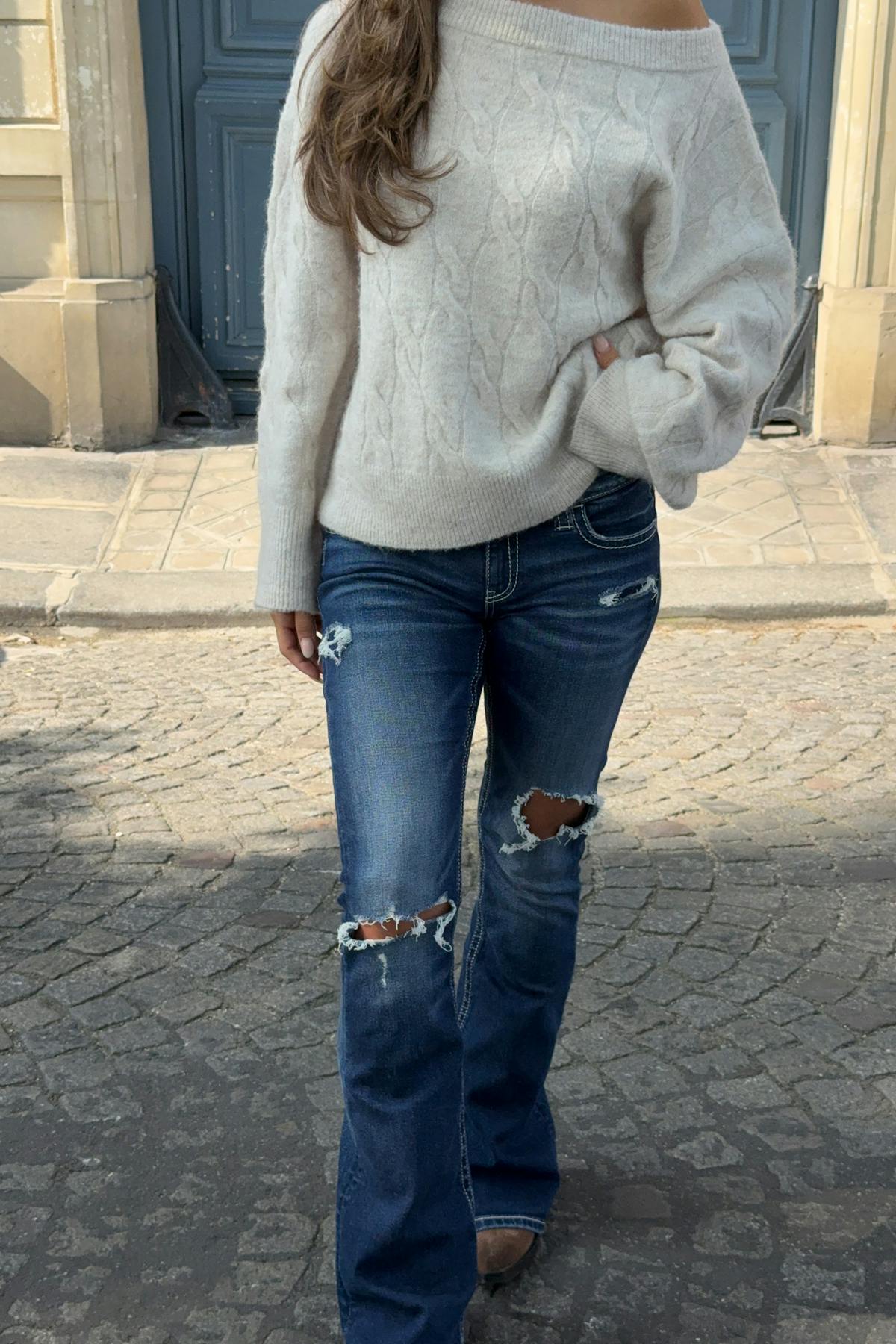 14+ low rise flare jeans