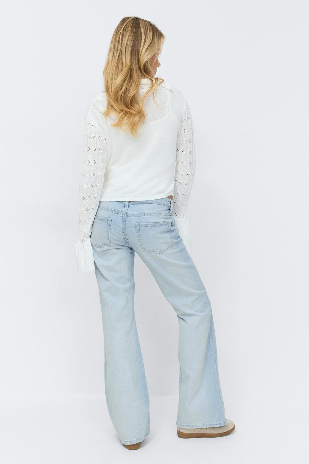 14+ low loose bootcut jeans