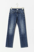 Low rise straight jeans