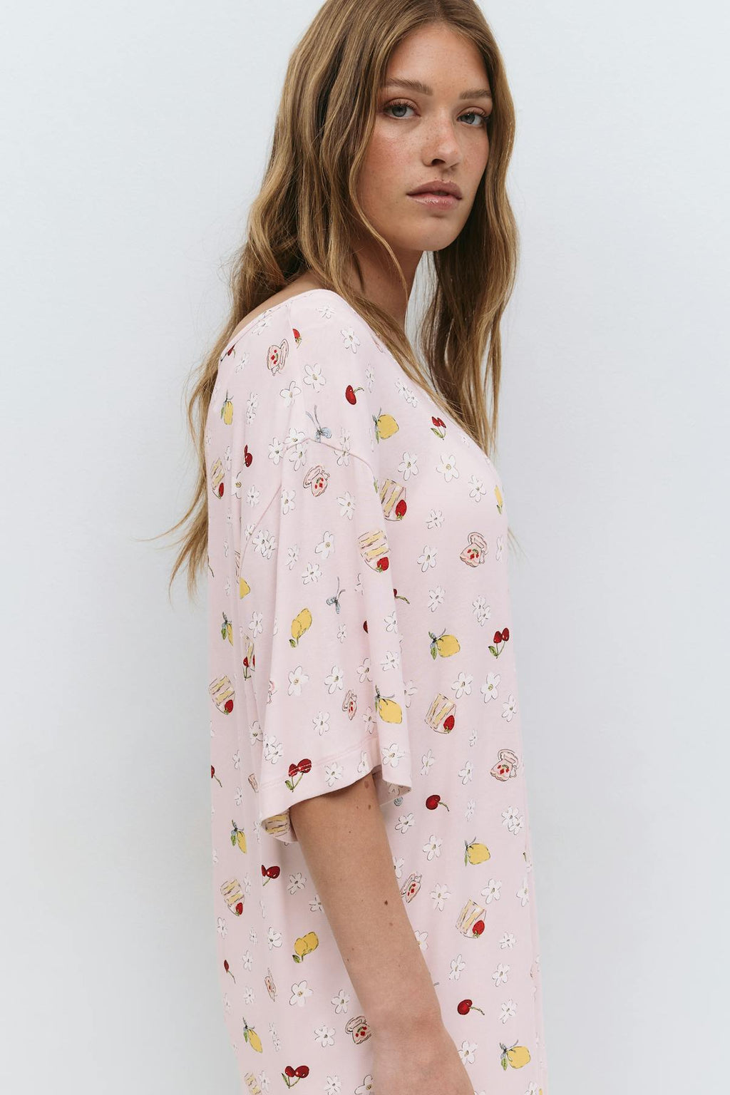 Boatneck sleep tee