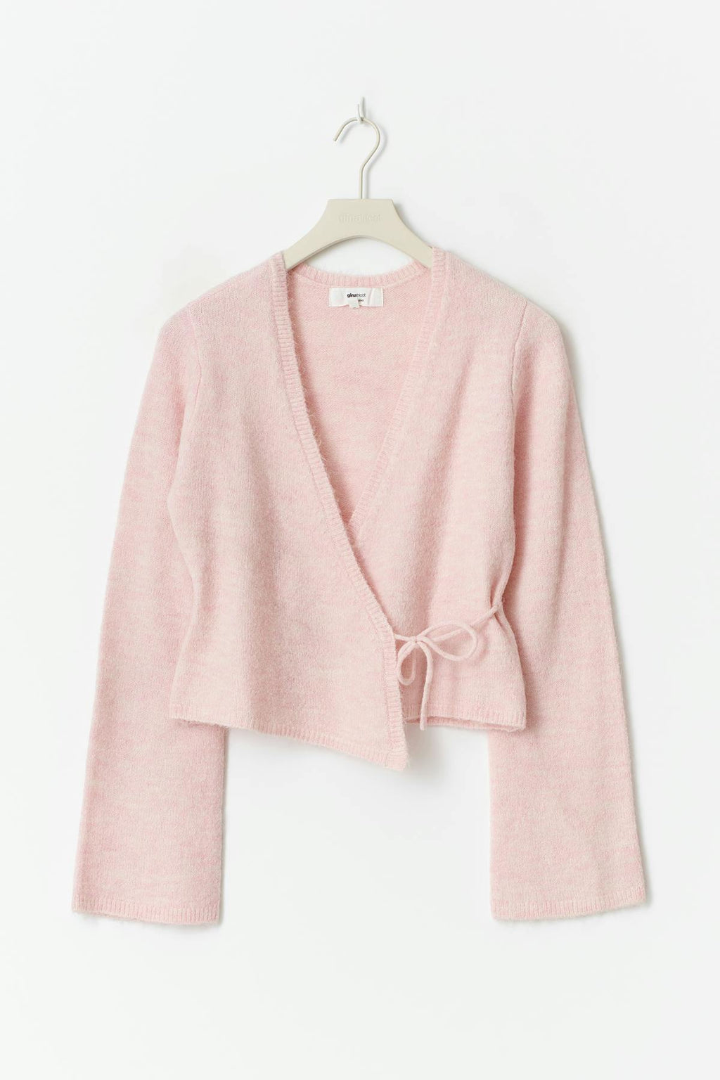 Knitted wrap cardigan
