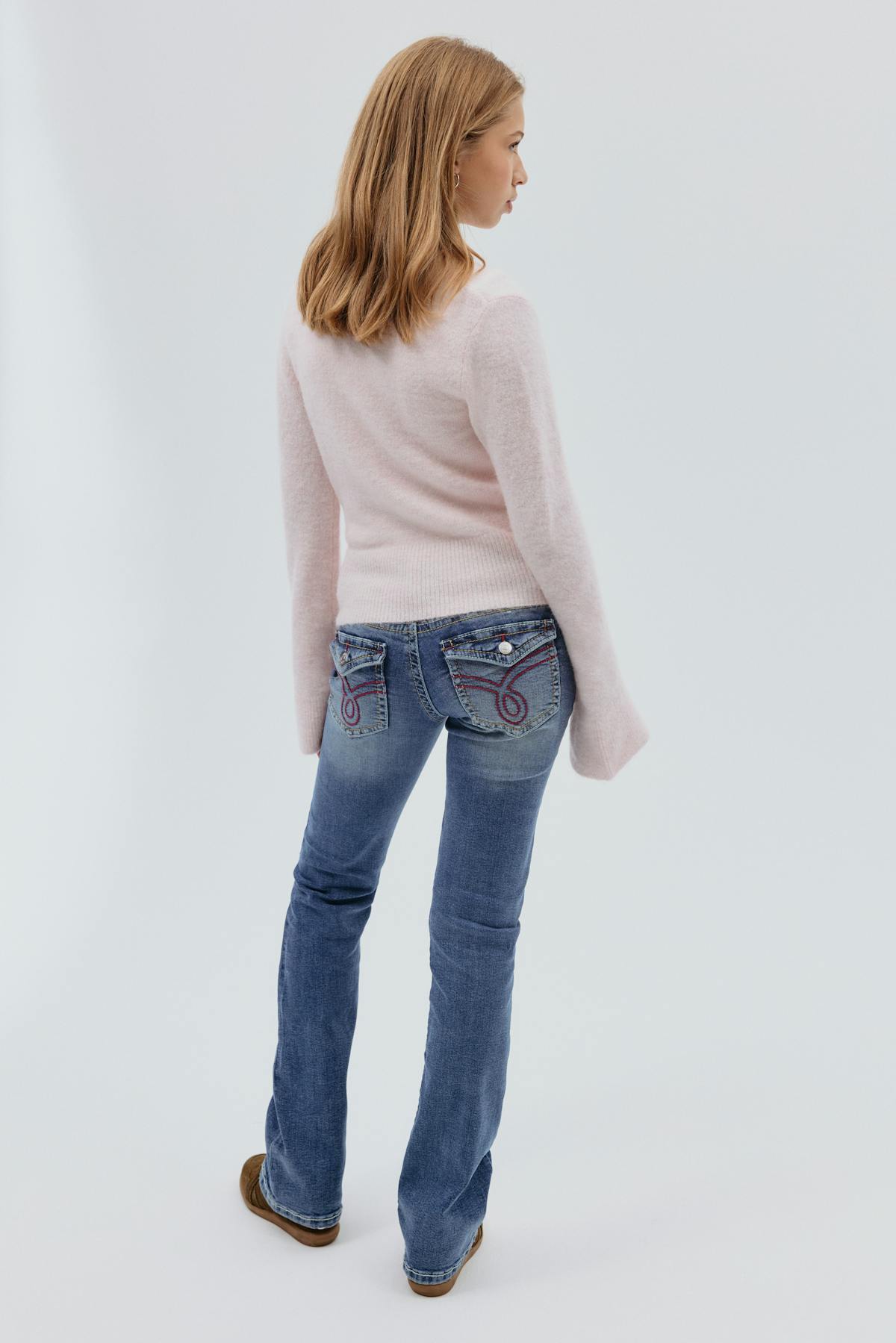 Chunky flare tall jeans