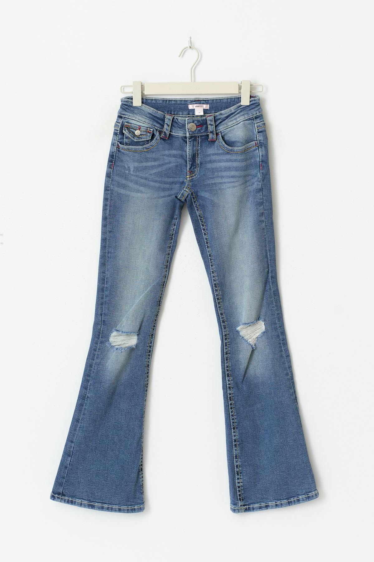 Chunky flare tall jeans