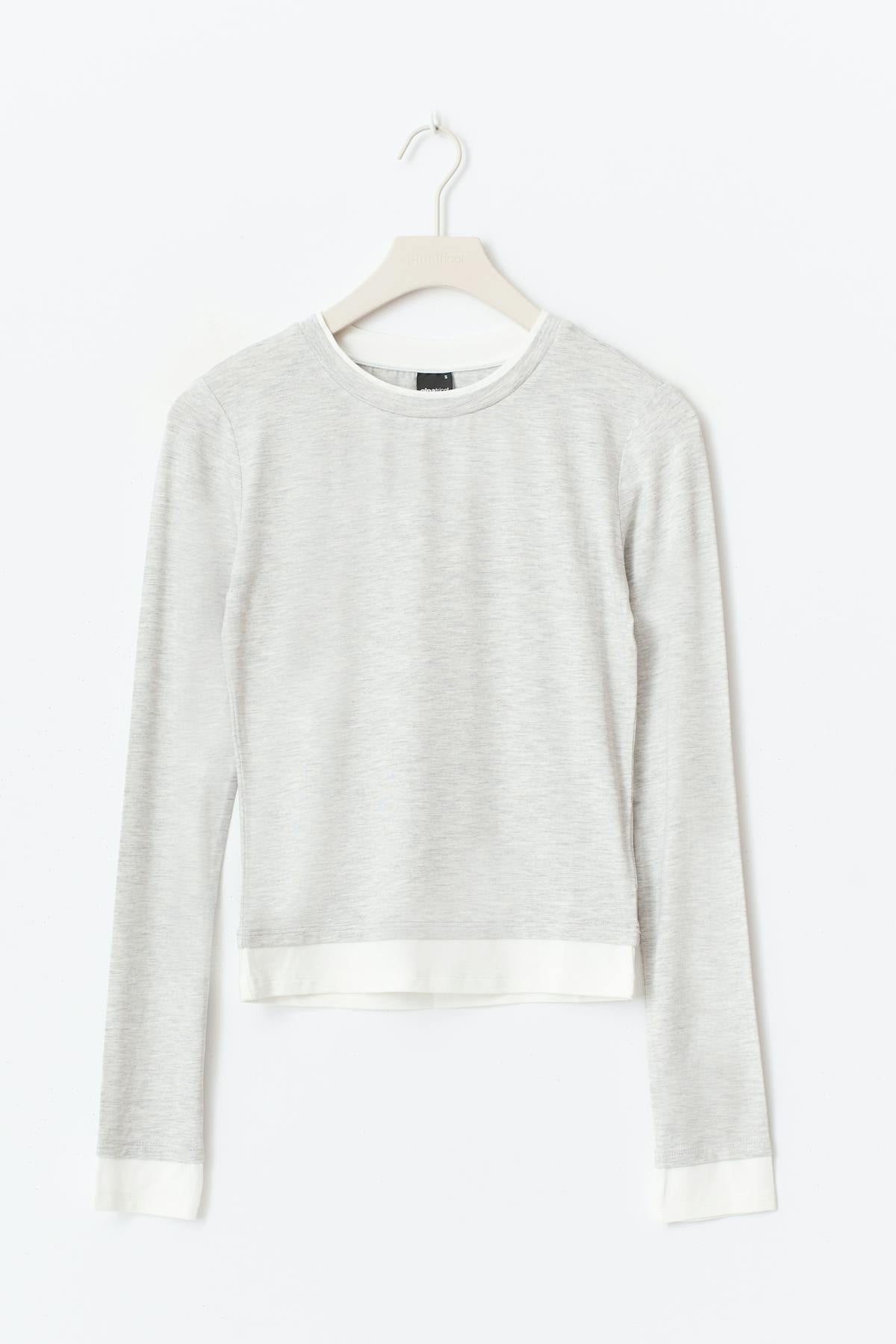Double hem top