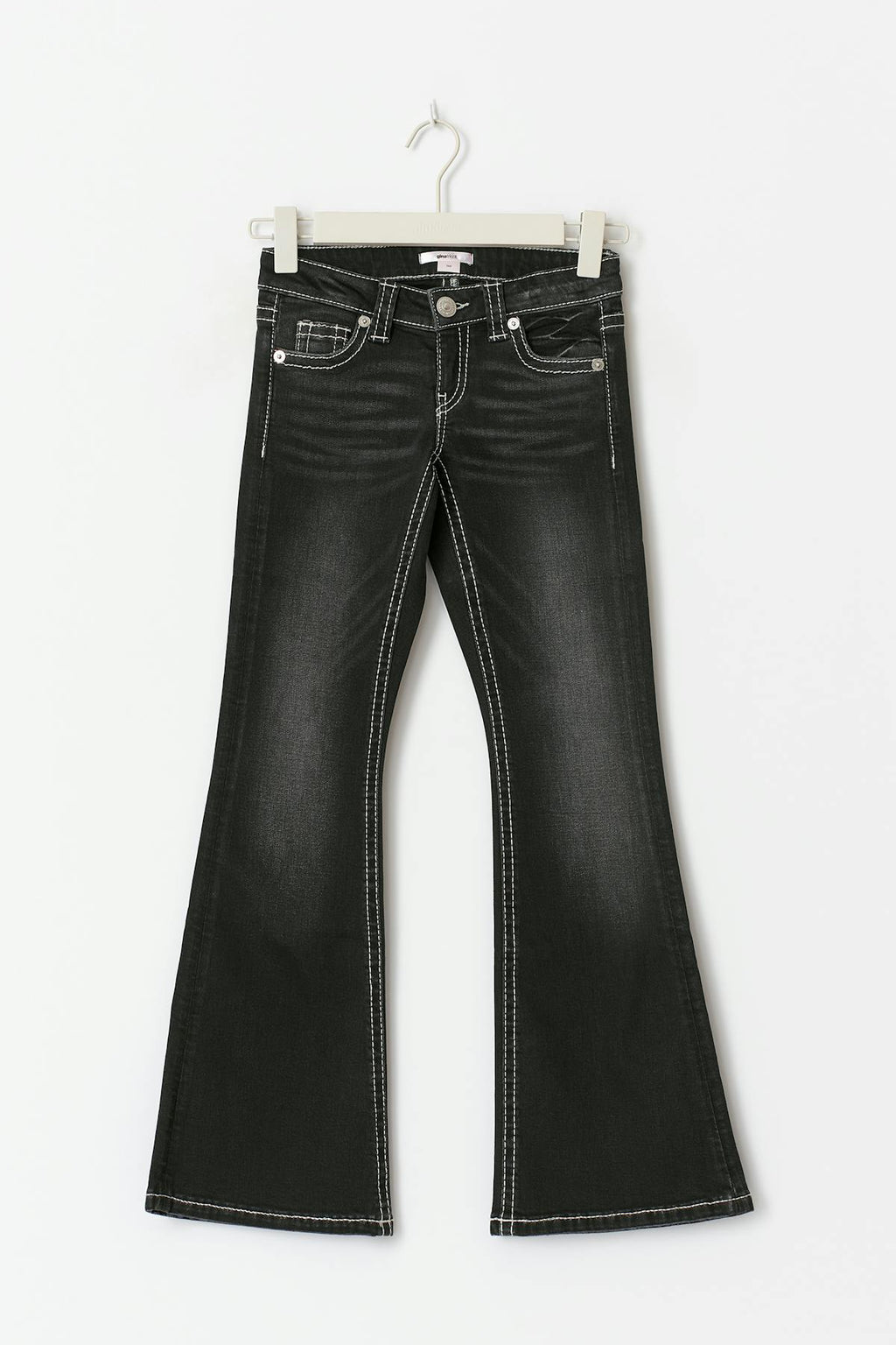 Low rise flare jeans