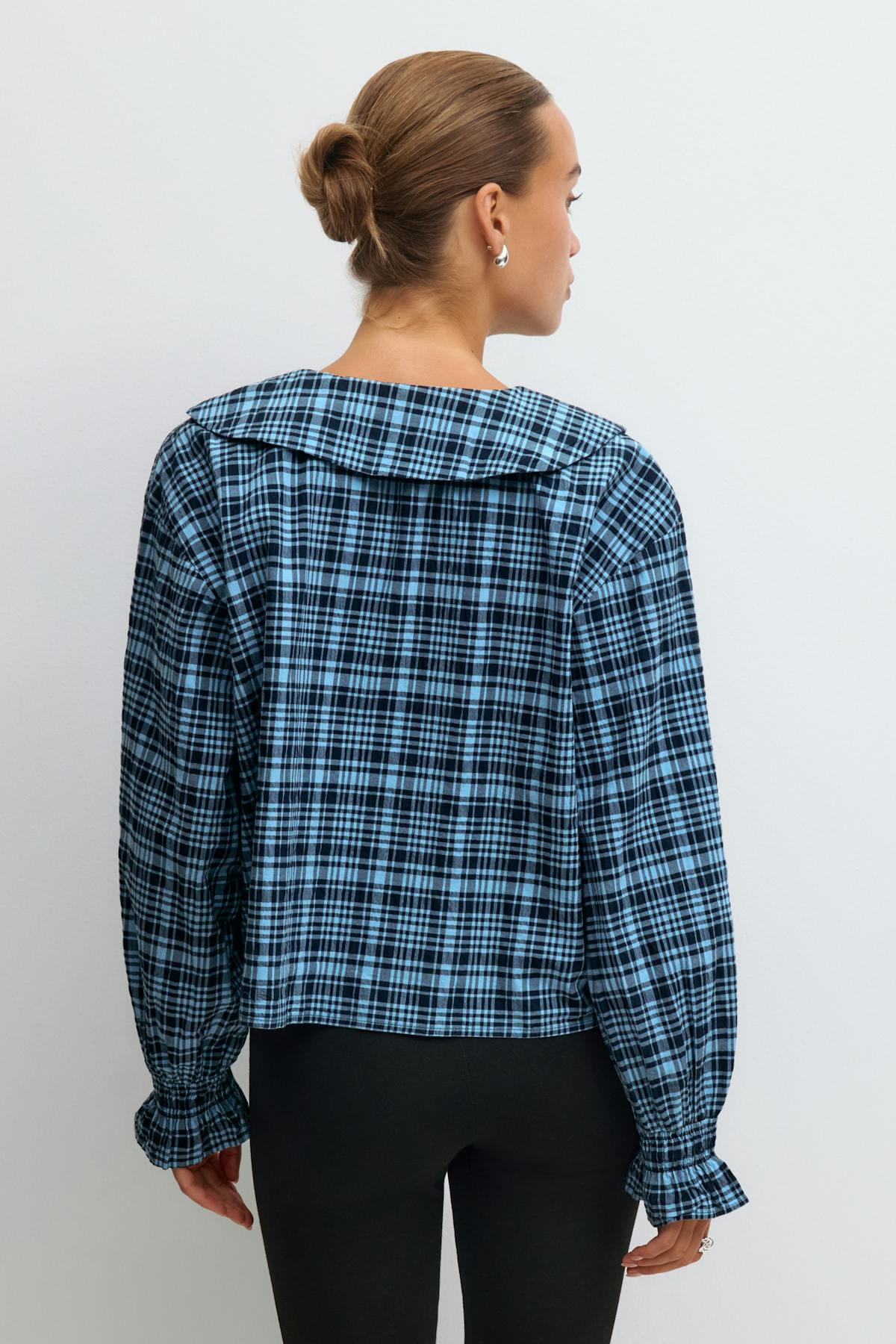 Checked  blouse