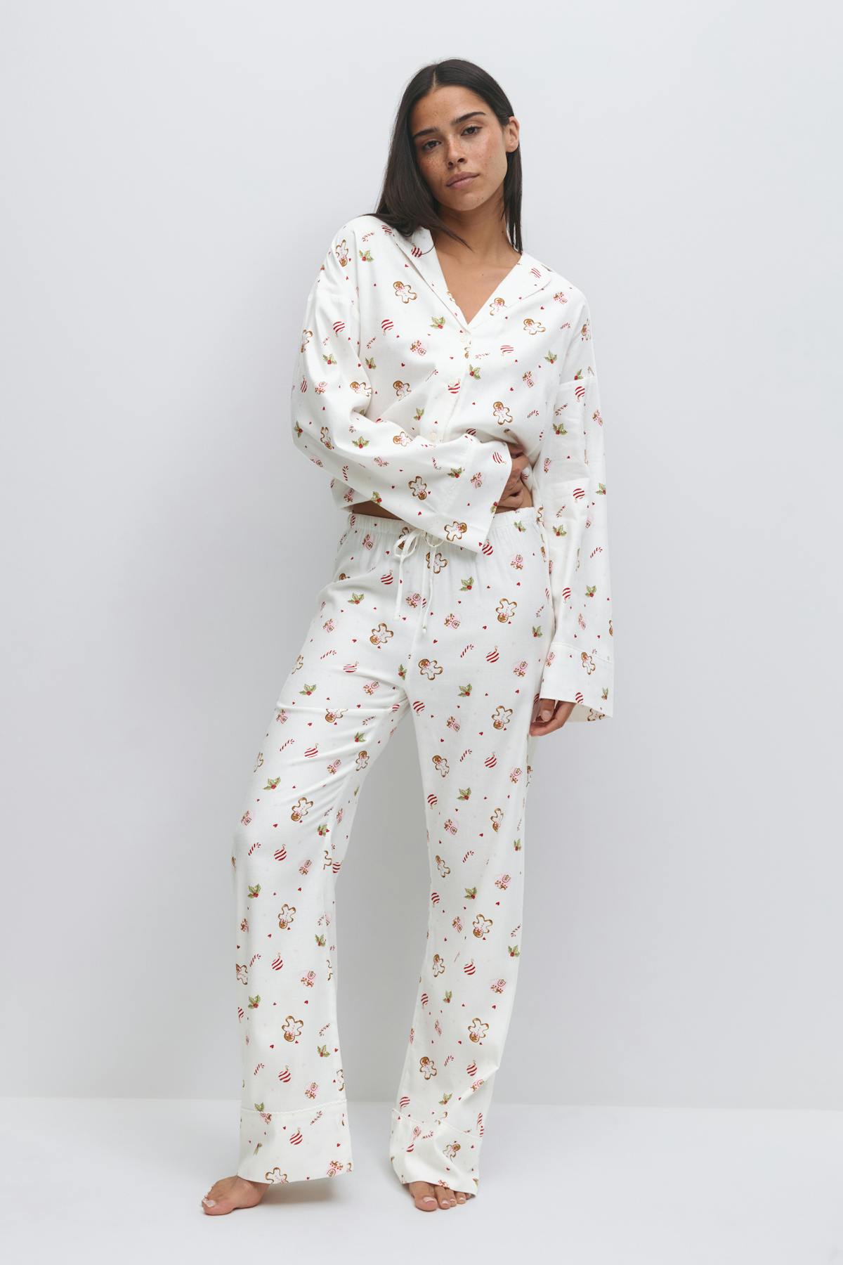 Flannel pyjamas trousers