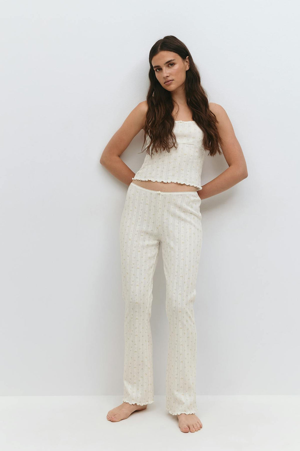 Pointelle trousers