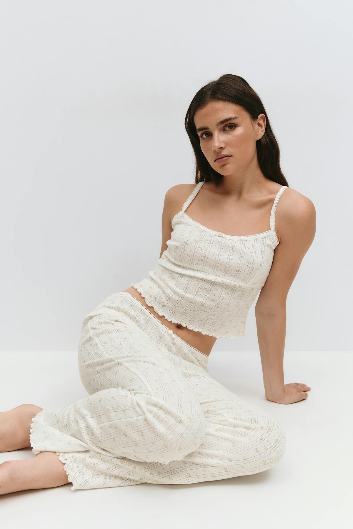 Pointelle trousers