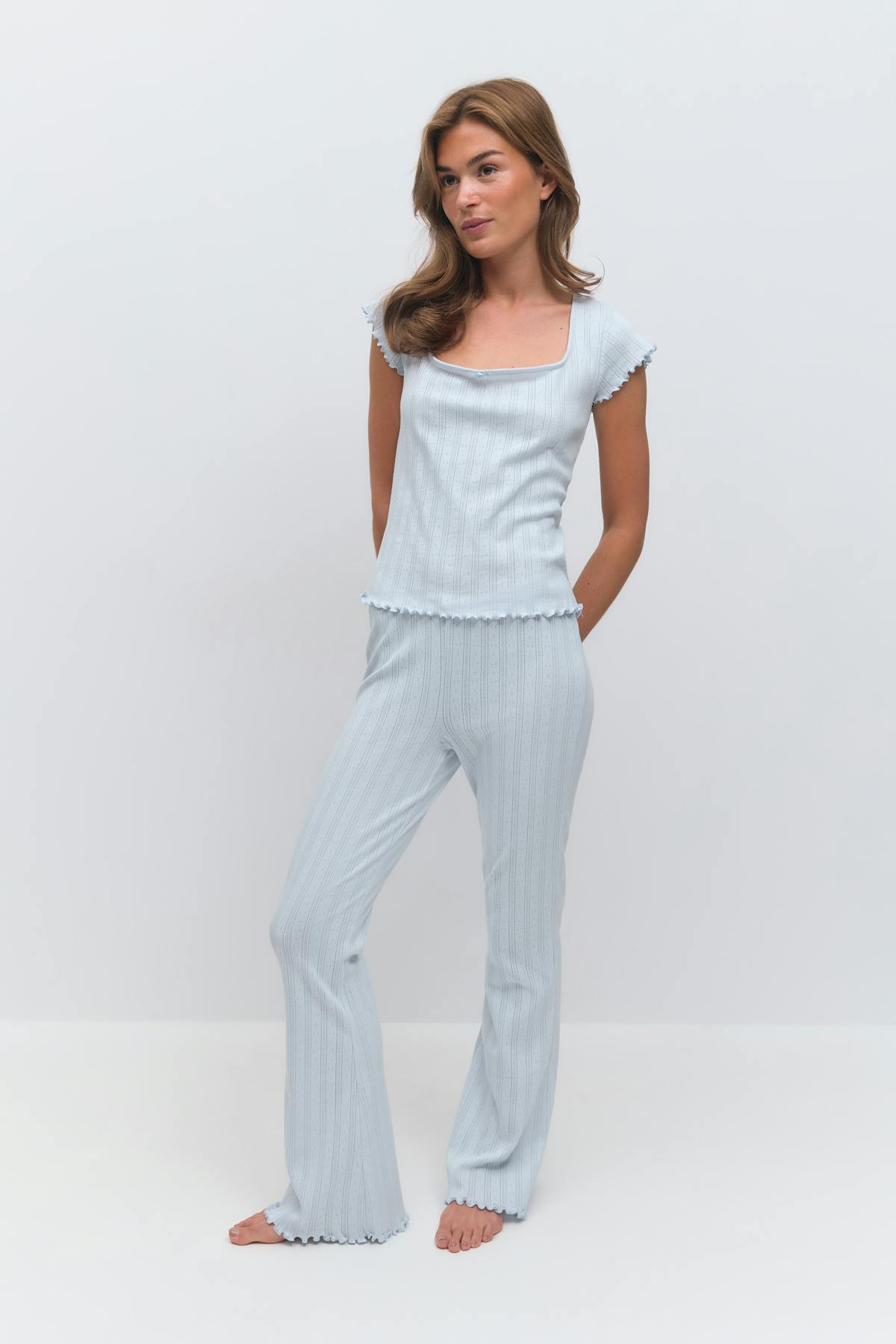 Pointelle trousers