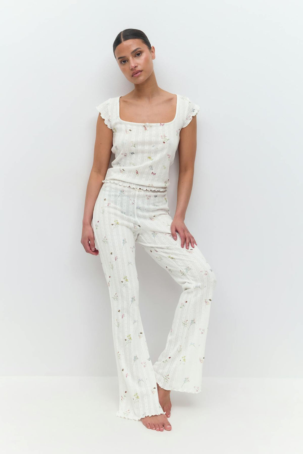 Pointelle trousers