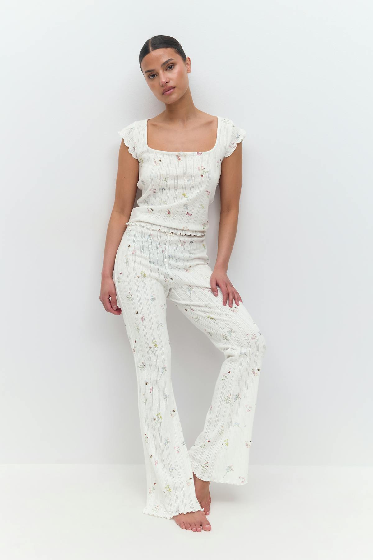 Pointelle trousers