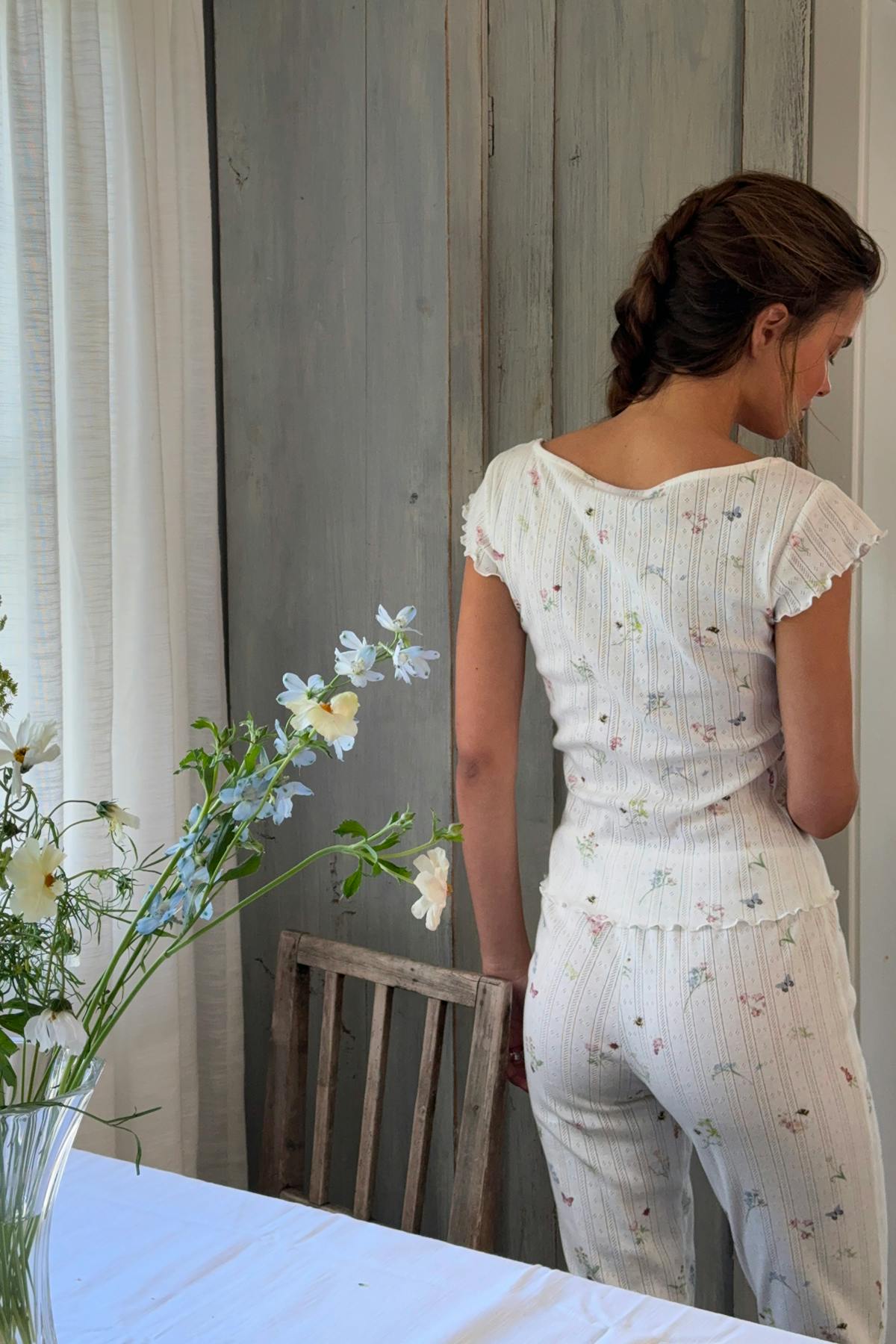Pointelle trousers