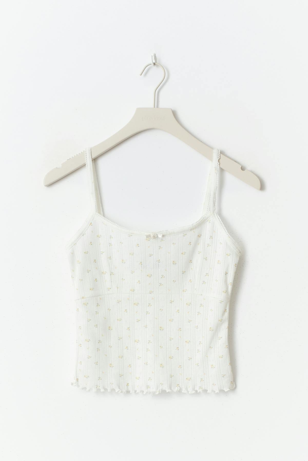 Pointelle singlet