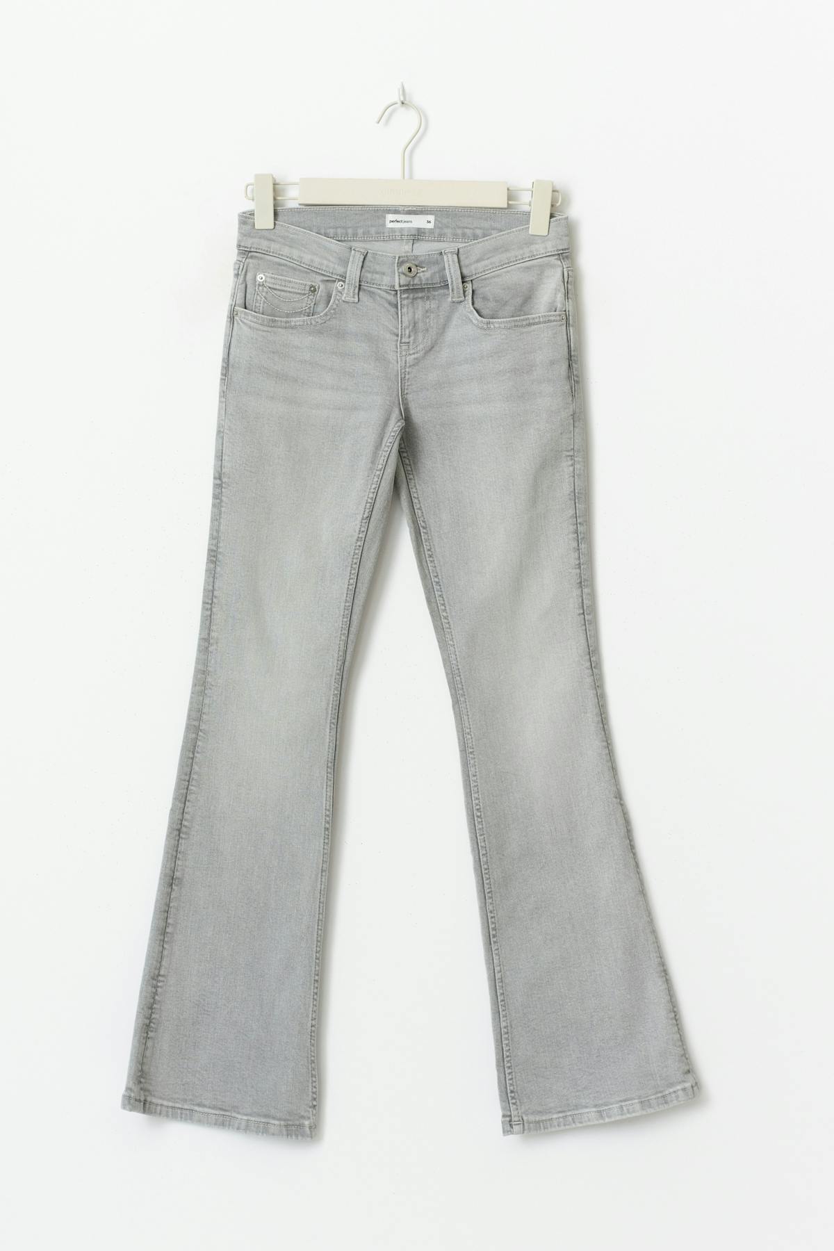 Ultra low petite bootcut jeans