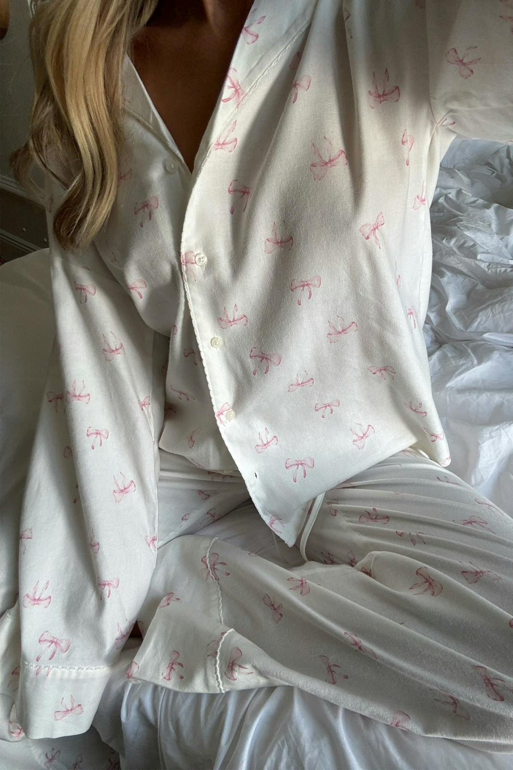 Flannel pyjamas shirt