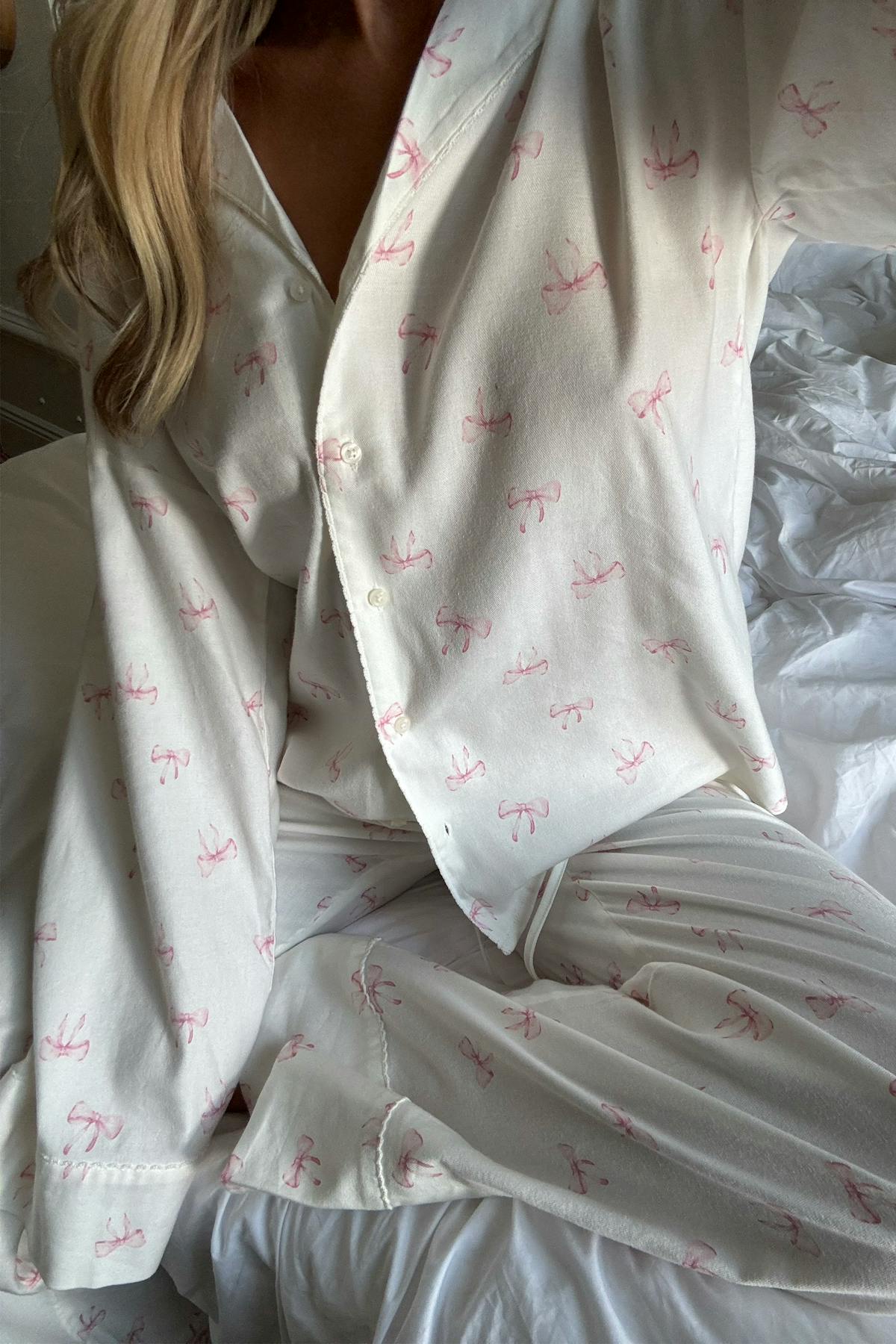 Flannel pyjamas shirt