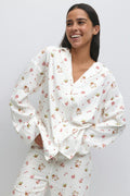 Flannel pyjamas shirt