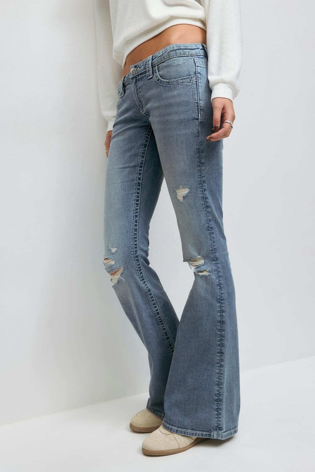 14+ sparkle flare jeans tall