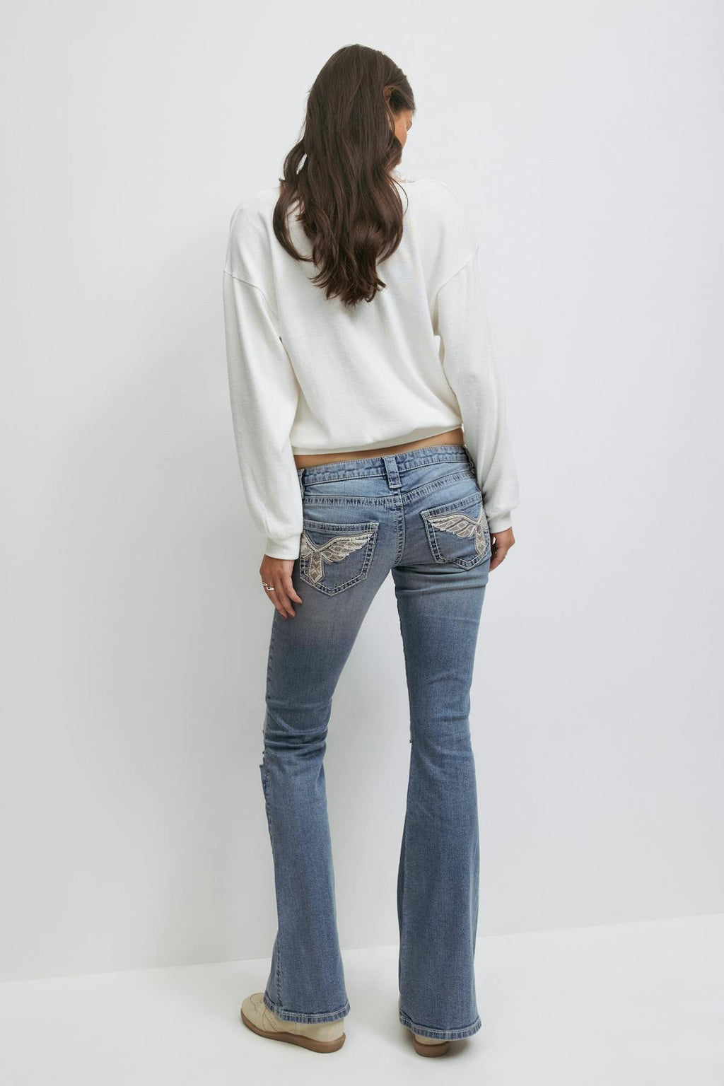 14+ sparkle flare jeans tall
