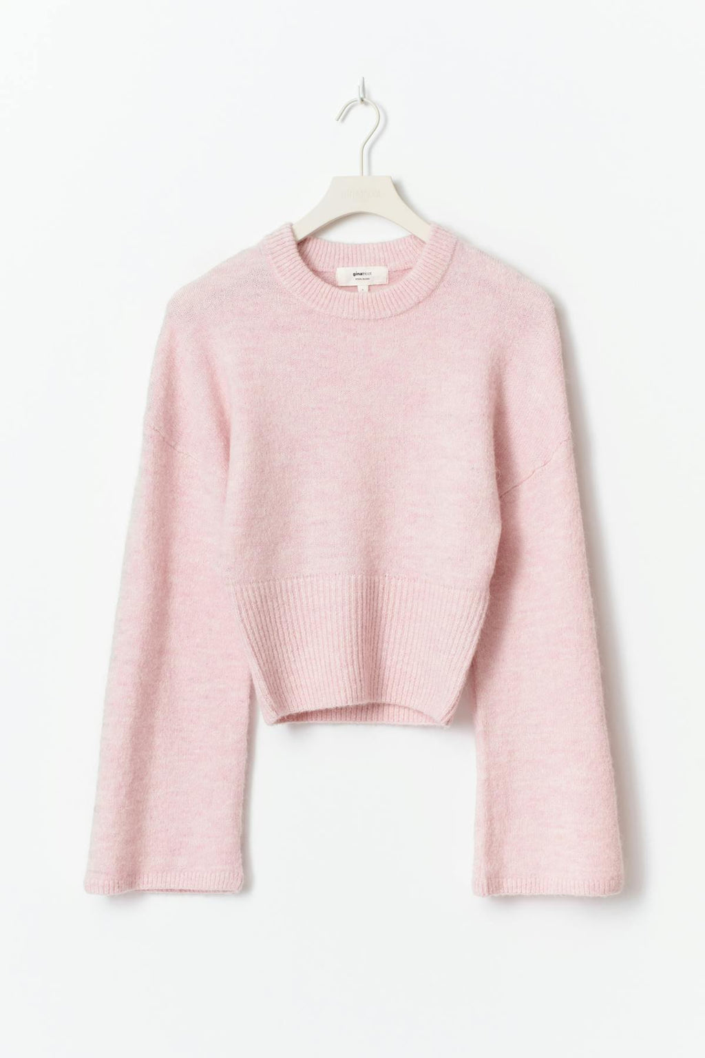 Wide sleeve knitted sweater