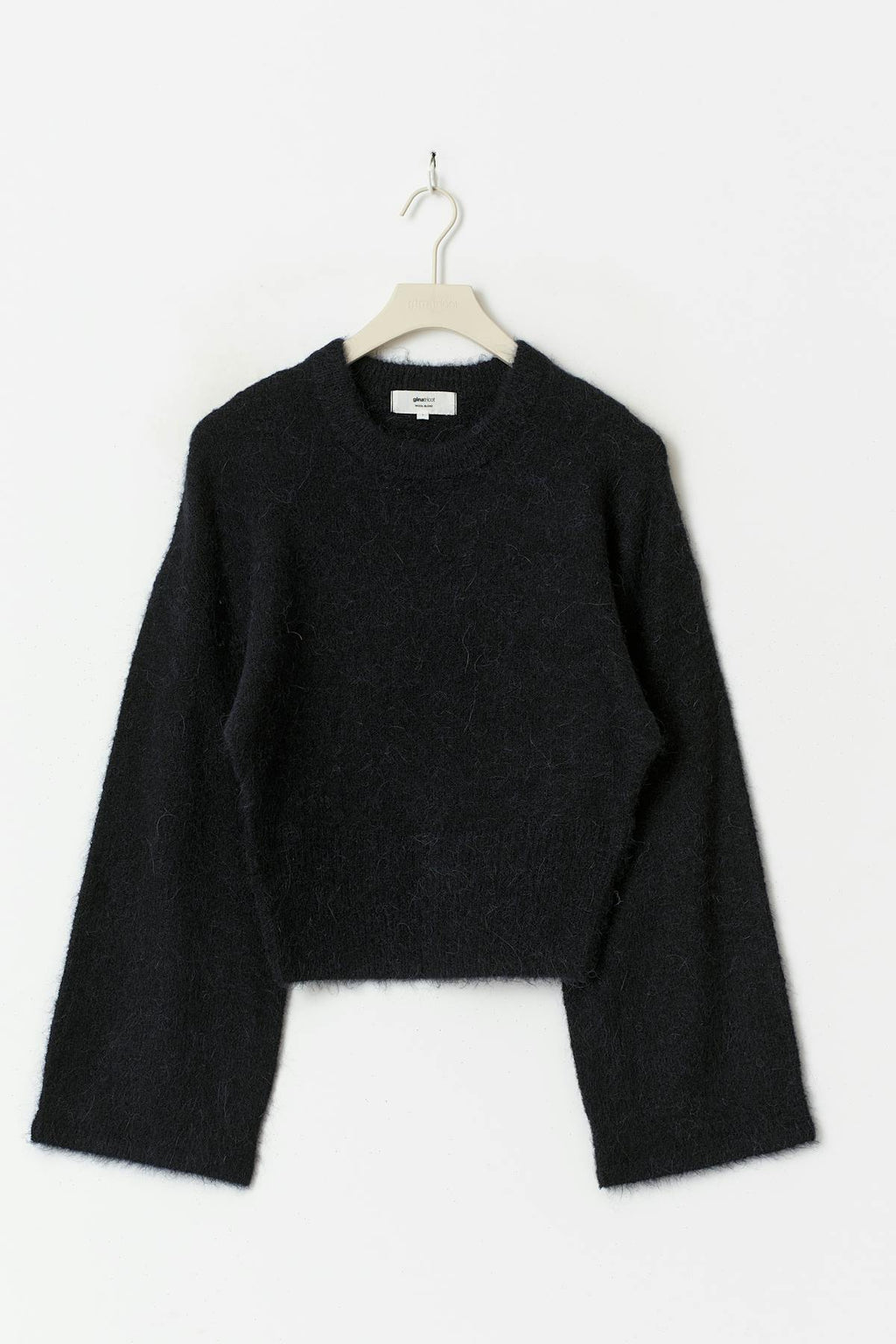 Wide sleeve knitted sweater